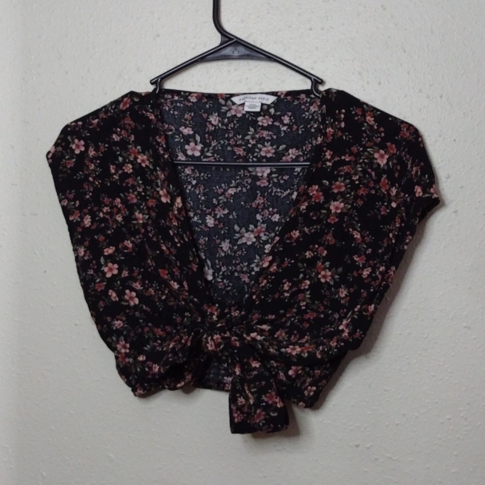 Tied crop top